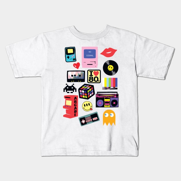 I love the 80's Kids T-Shirt by saif